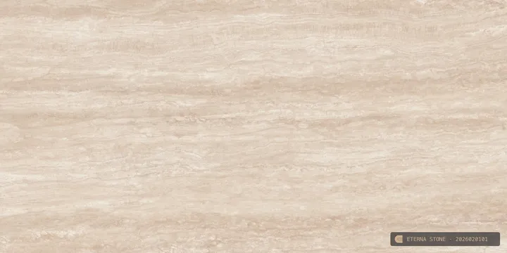 Roman Travertine slab design, color code 2026020101