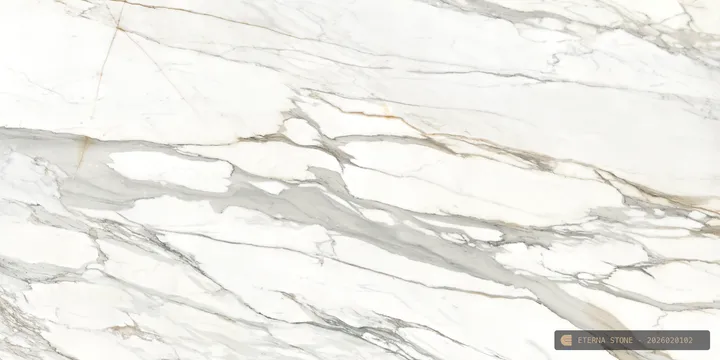 Iceberg White slab design, color code 2026020102