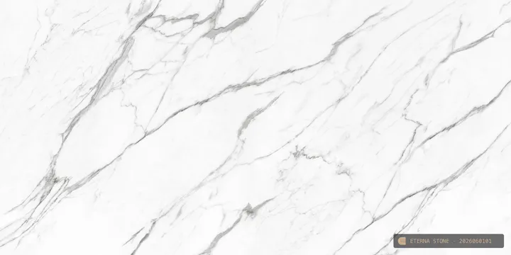 Jazz White slab design, color code 2026060101