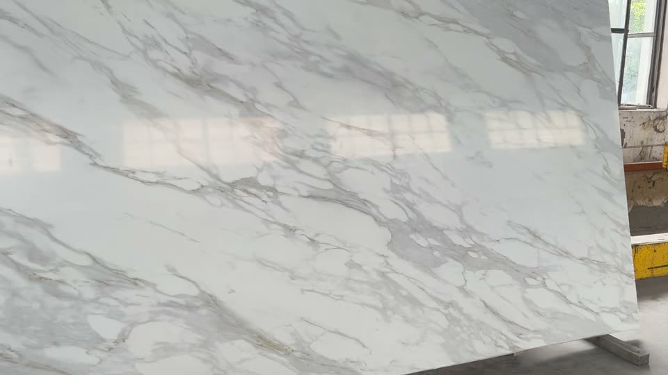 A finished slab on handling equipment in the workshop